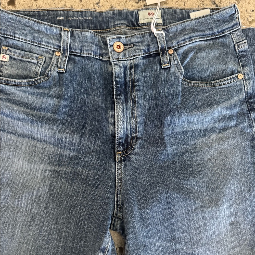 AG Mari Slim Straight Jeans 31